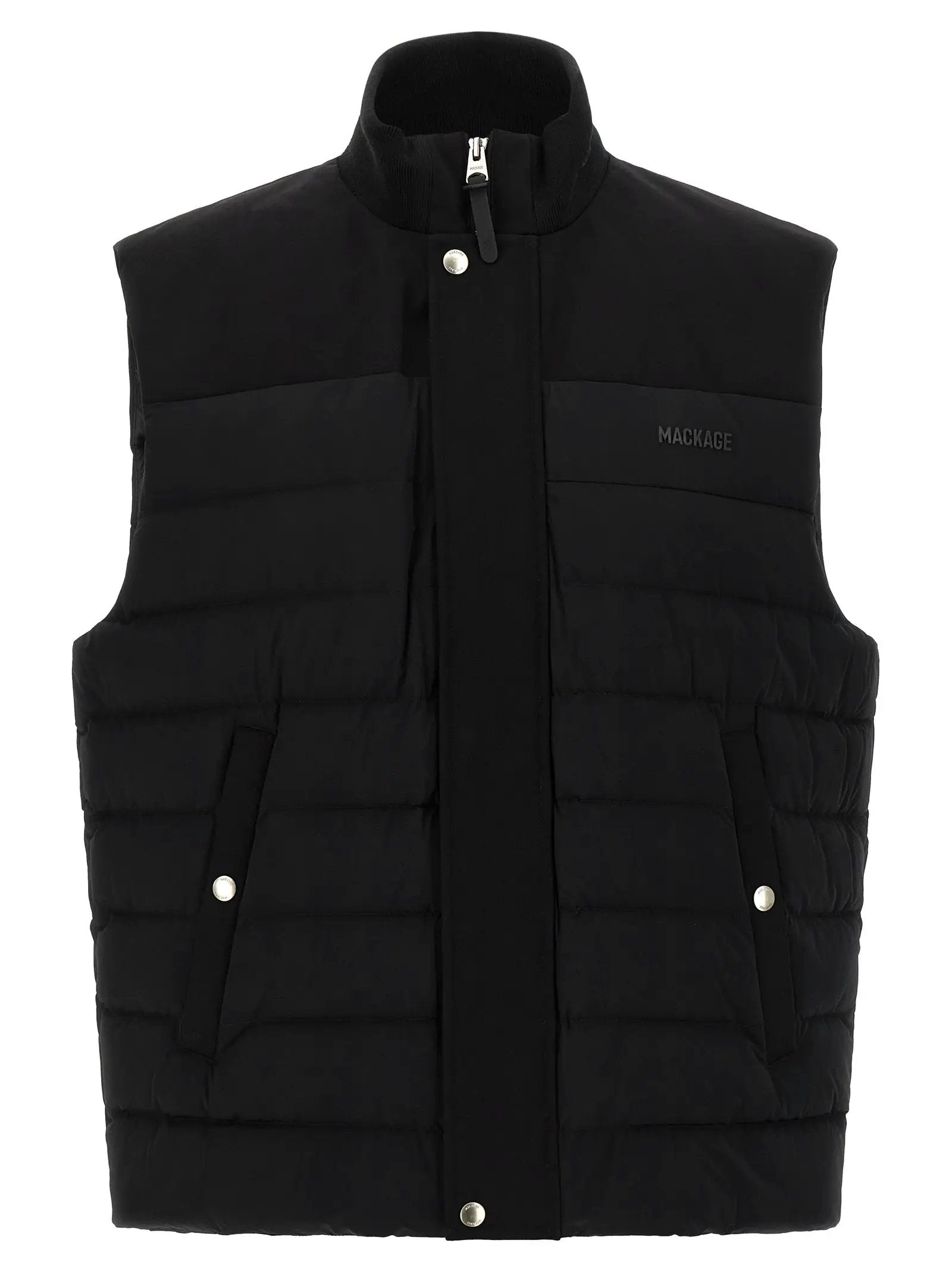 Mackage Black Nylon Sleeveless Jacket