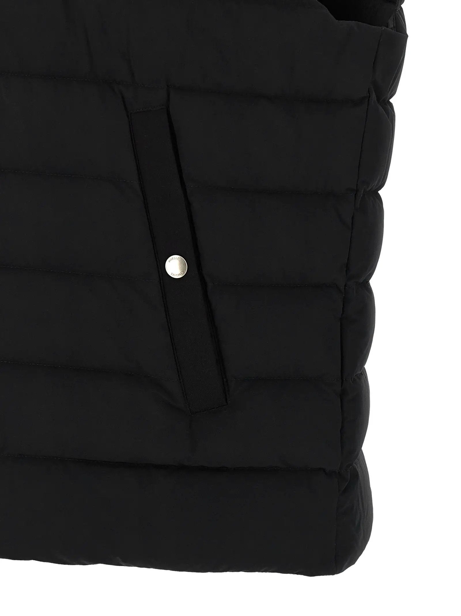 Mackage Black Nylon Sleeveless Jacket