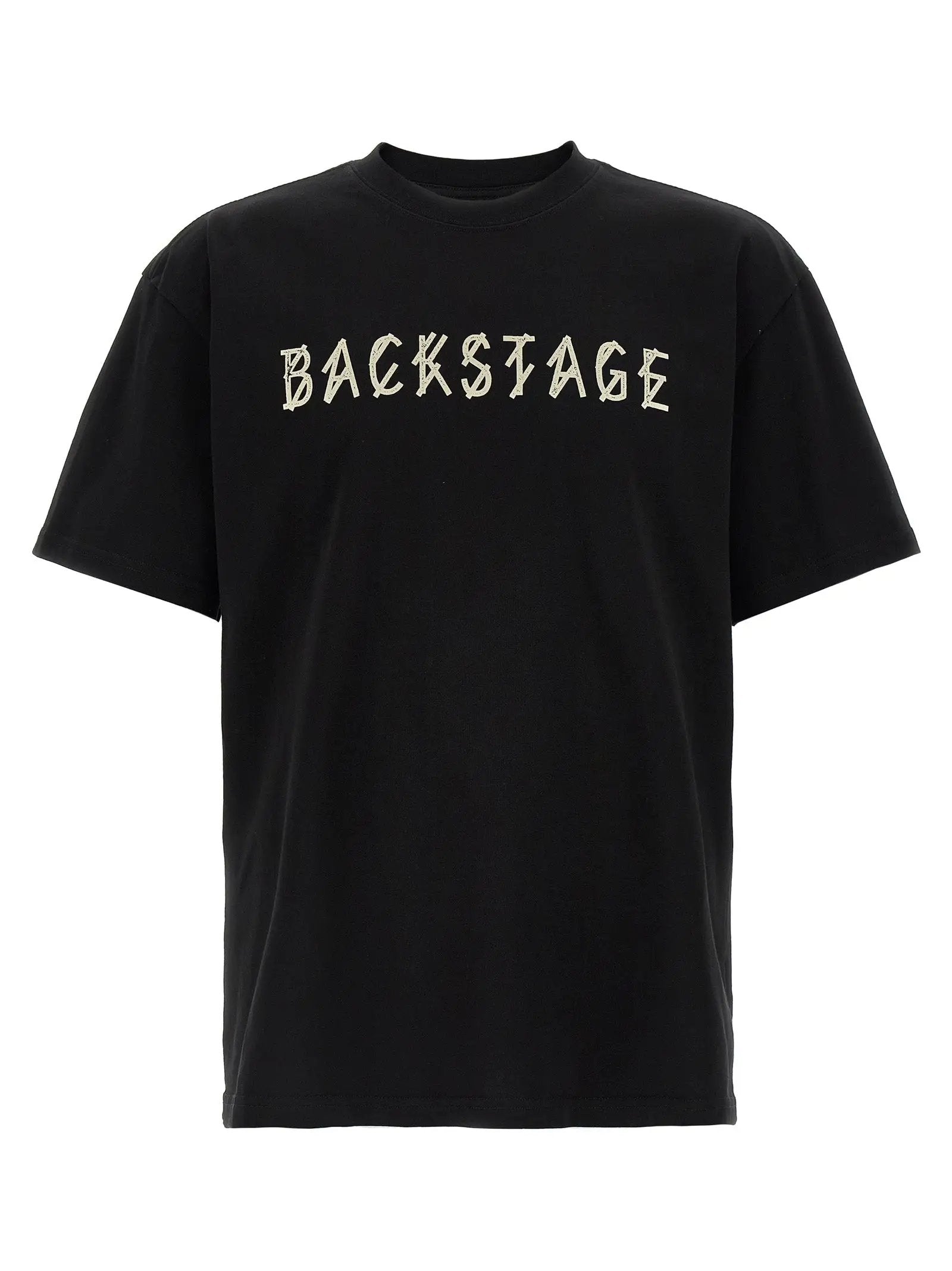 44 Label Group Black Cotton T-Shirt