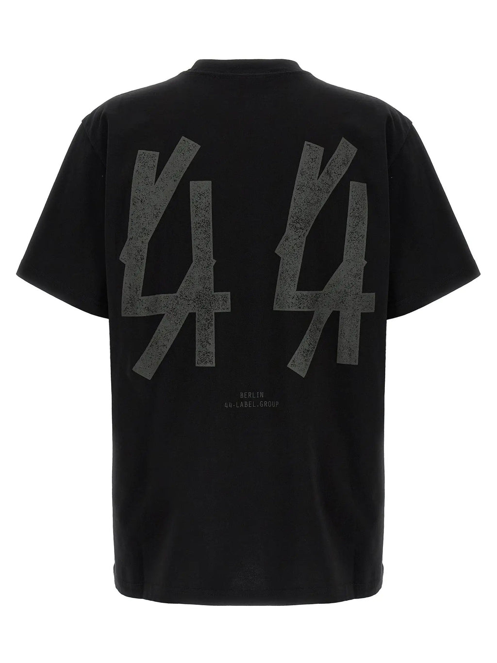 44 Label Group Black Cotton T-Shirt