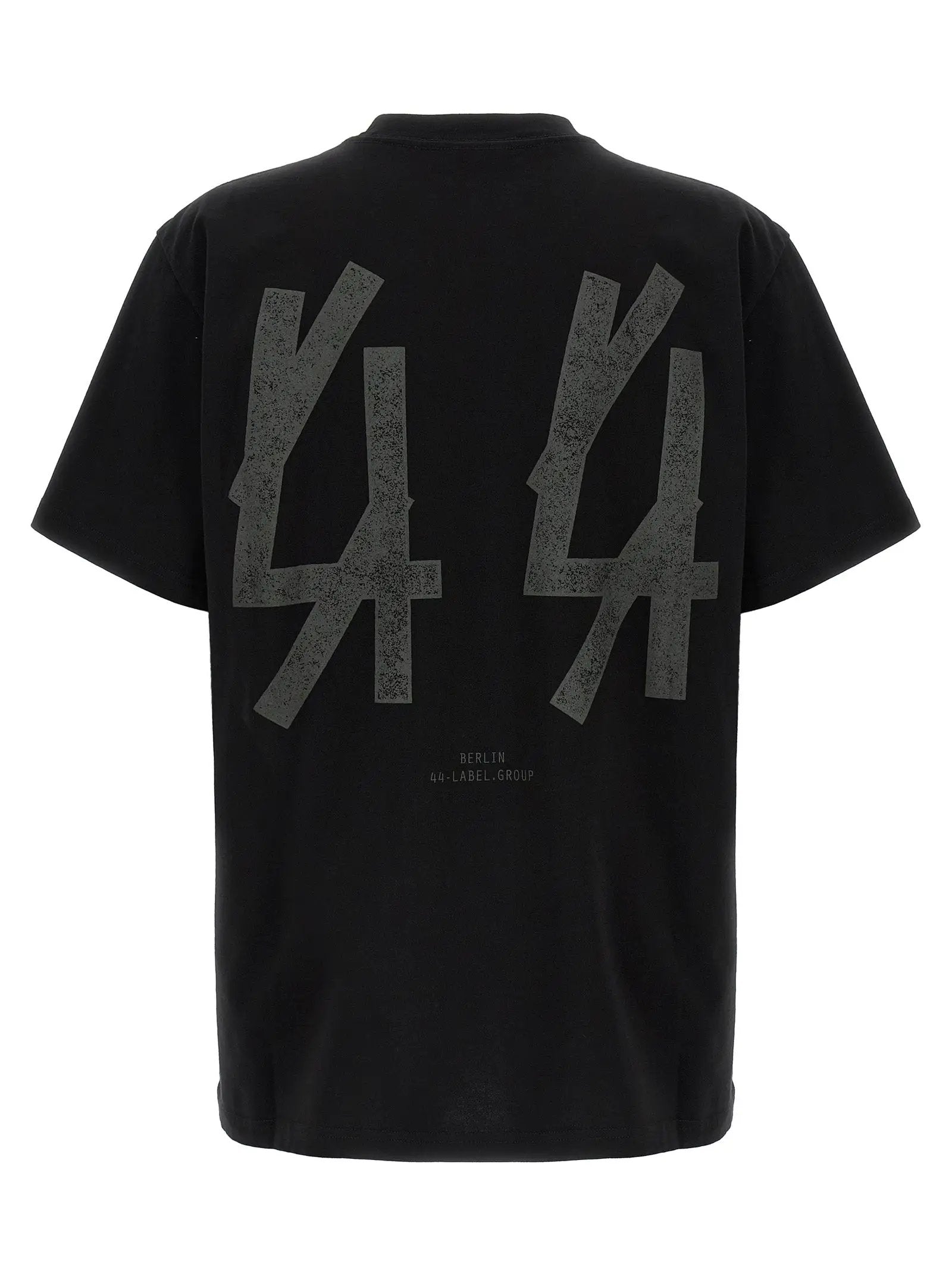 44 Label Group Black Cotton T-Shirt