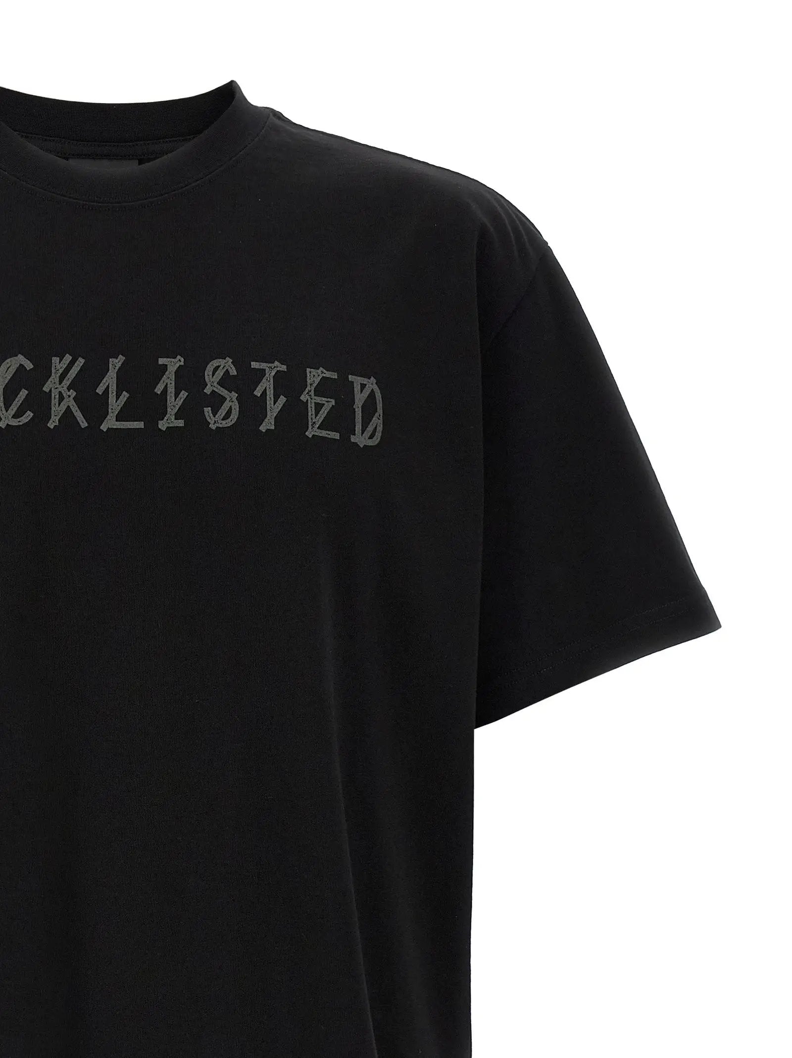 44 Label Group Black Cotton T-Shirt