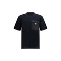 T-shirt Prada en coton noir