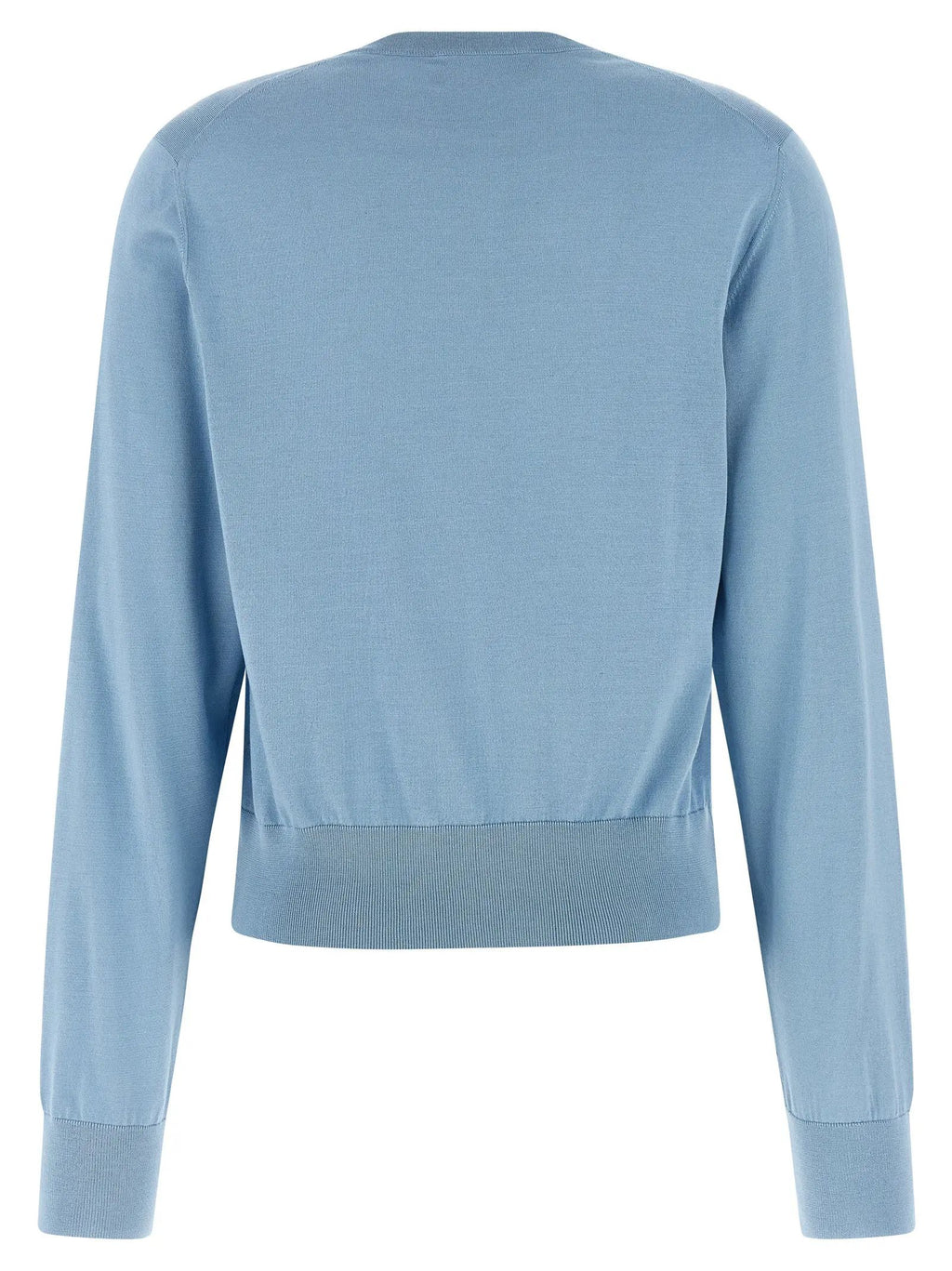 Cardigan en soie bleue Dolce & Gabbana