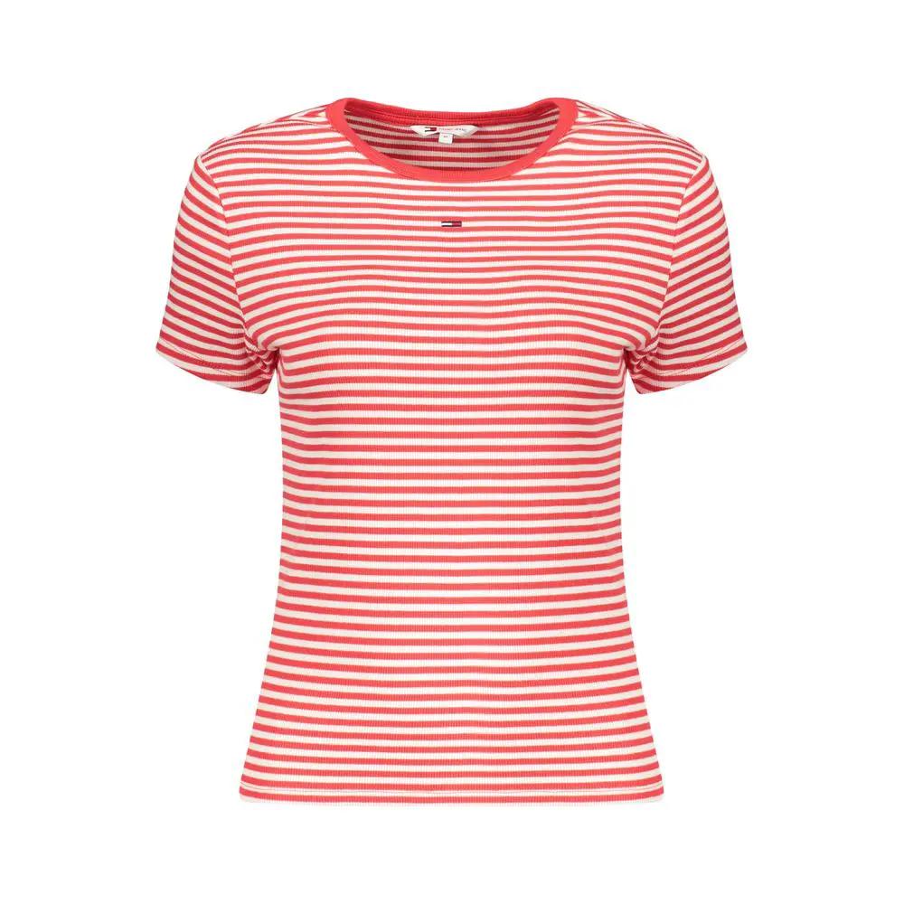 Tommy Hilfiger Red Cotton Women's T-Shirt