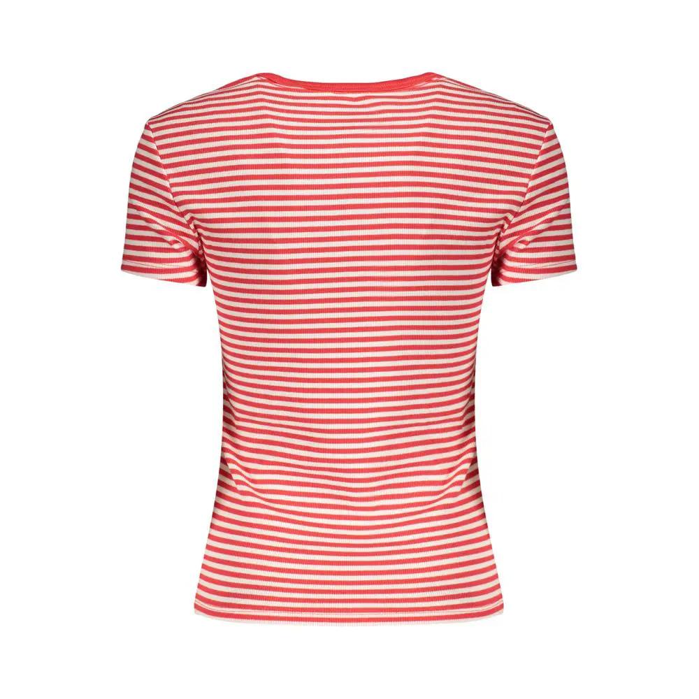 Tommy Hilfiger Red Cotton Women's T-Shirt