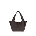 Sac bandoulière Saint Laurent Bos Taurus en cuir de veau marron