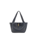 Sac bandoulière Saint Laurent Bos Taurus en cuir de veau noir