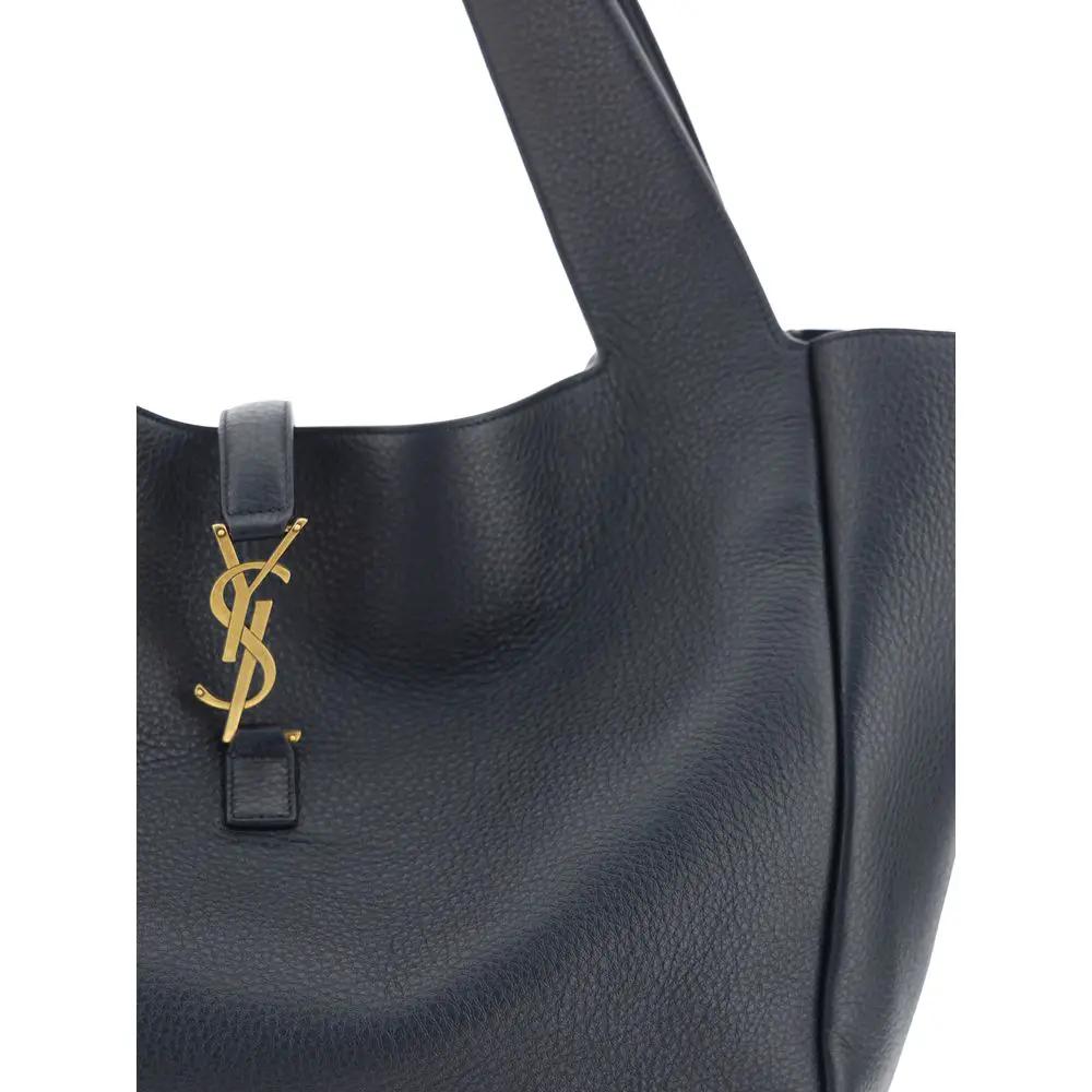 Sac bandoulière Saint Laurent Bos Taurus en cuir de veau noir