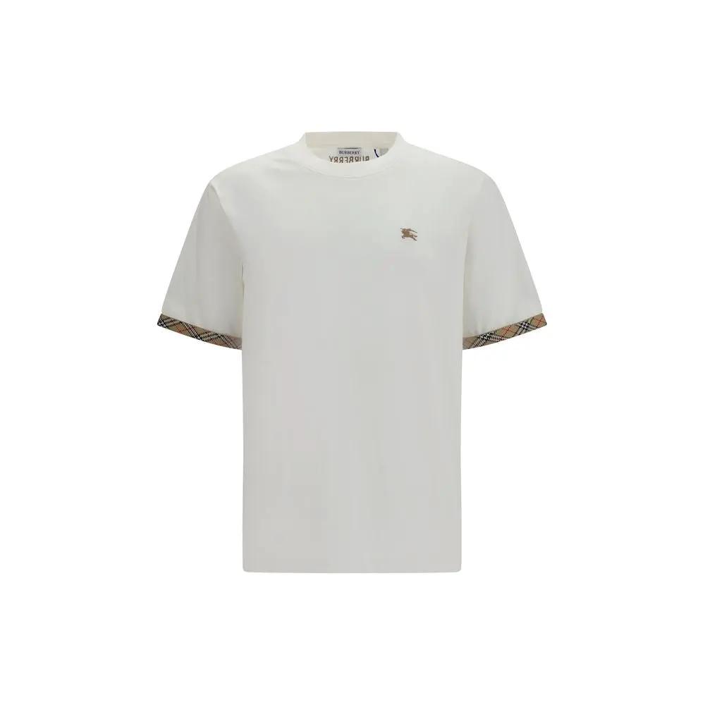 Burberry White Cotton T-Shirt