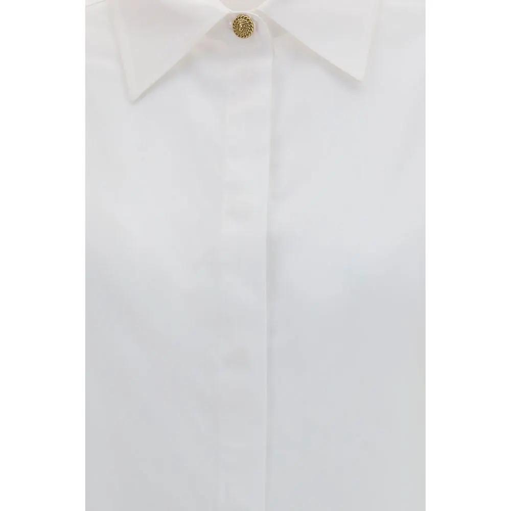 Chemise Balmain en coton blanc
