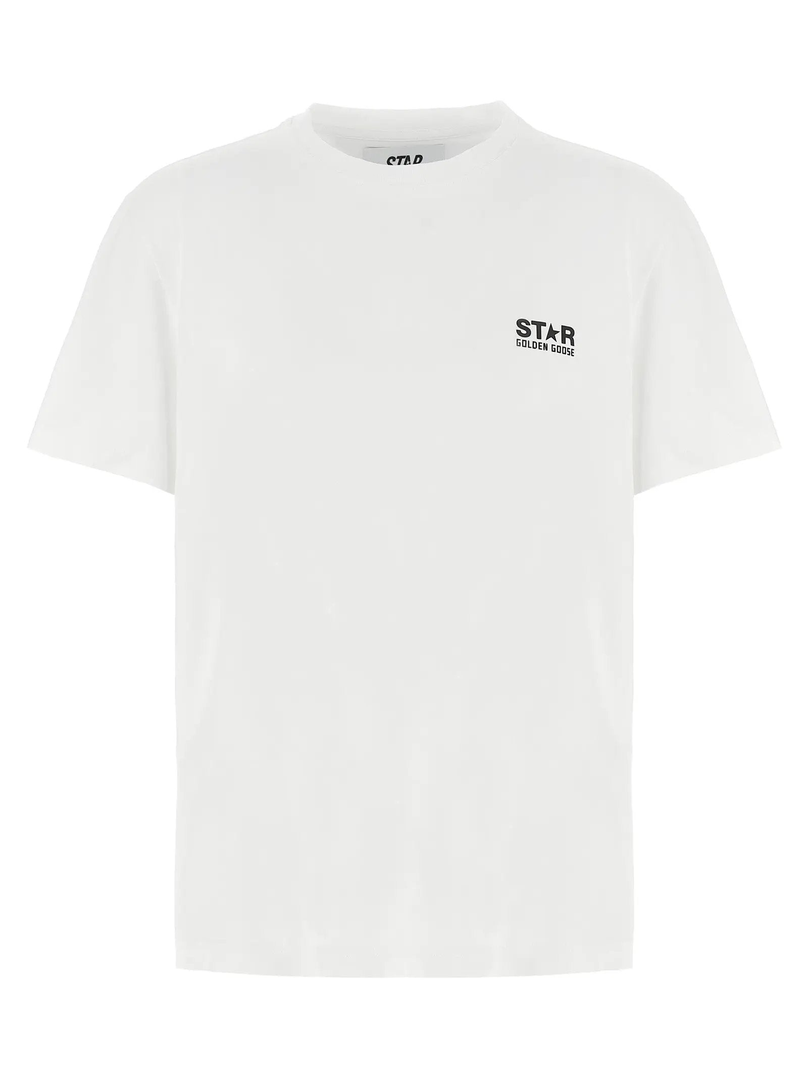 T-shirt bicolore en coton Golden Goose