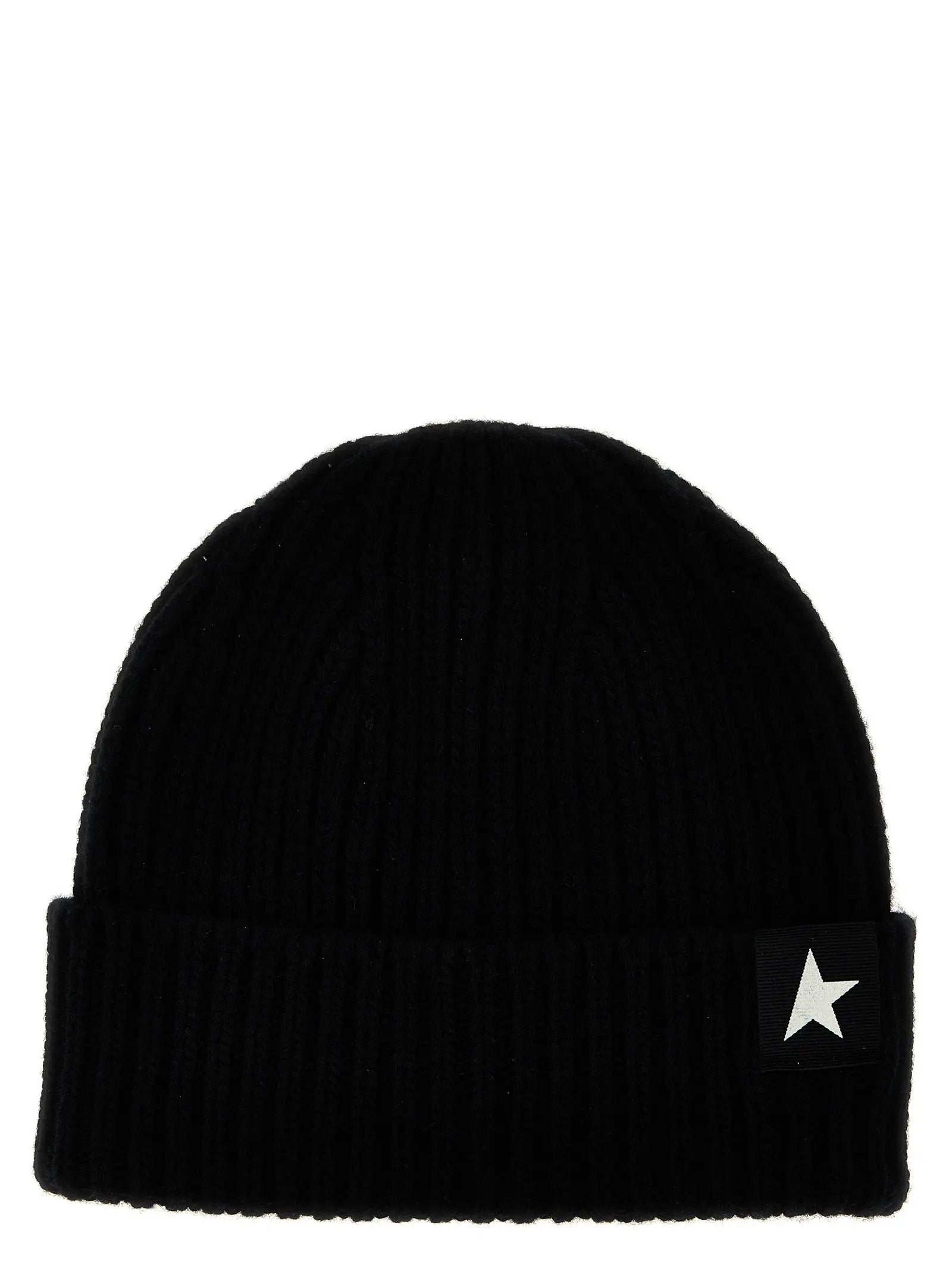 Golden Goose Black Wool Beanie