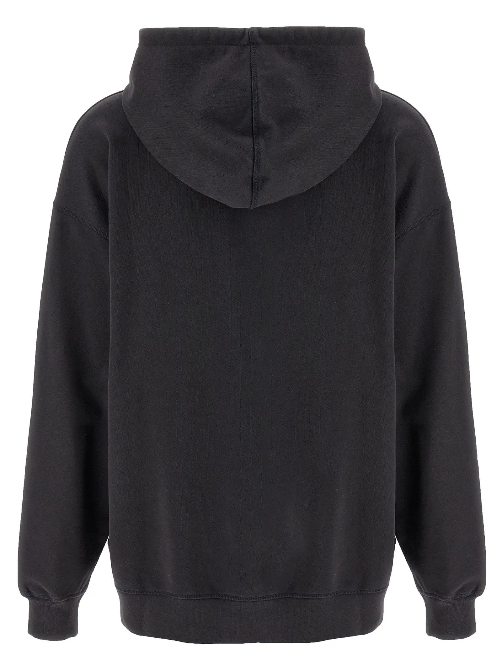 Ganni Gray Organic Cotton Hoodie