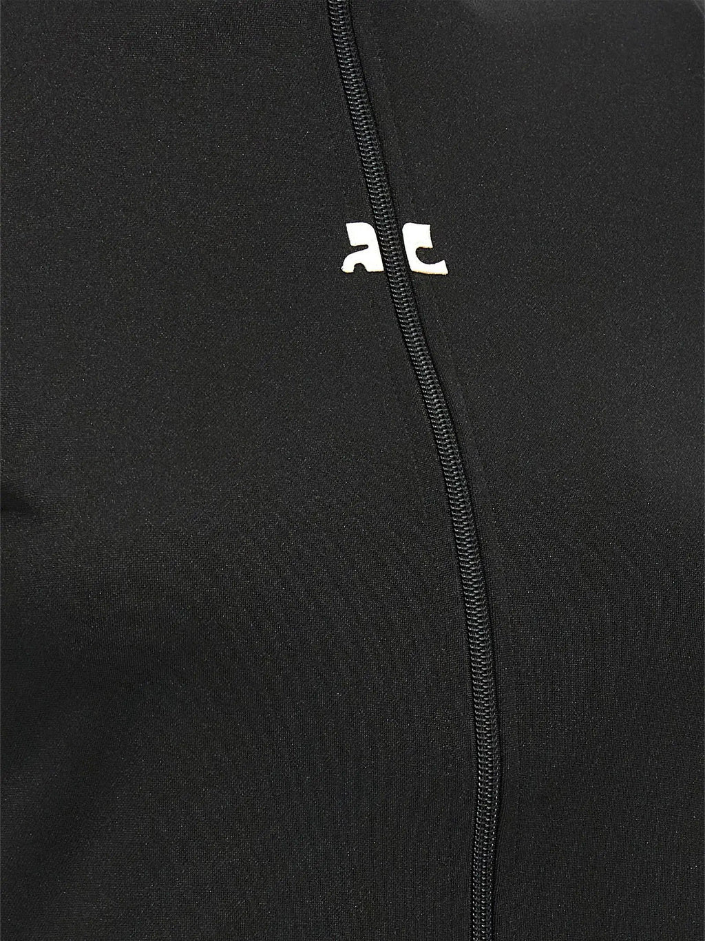 Courrèges Black Polyester Top