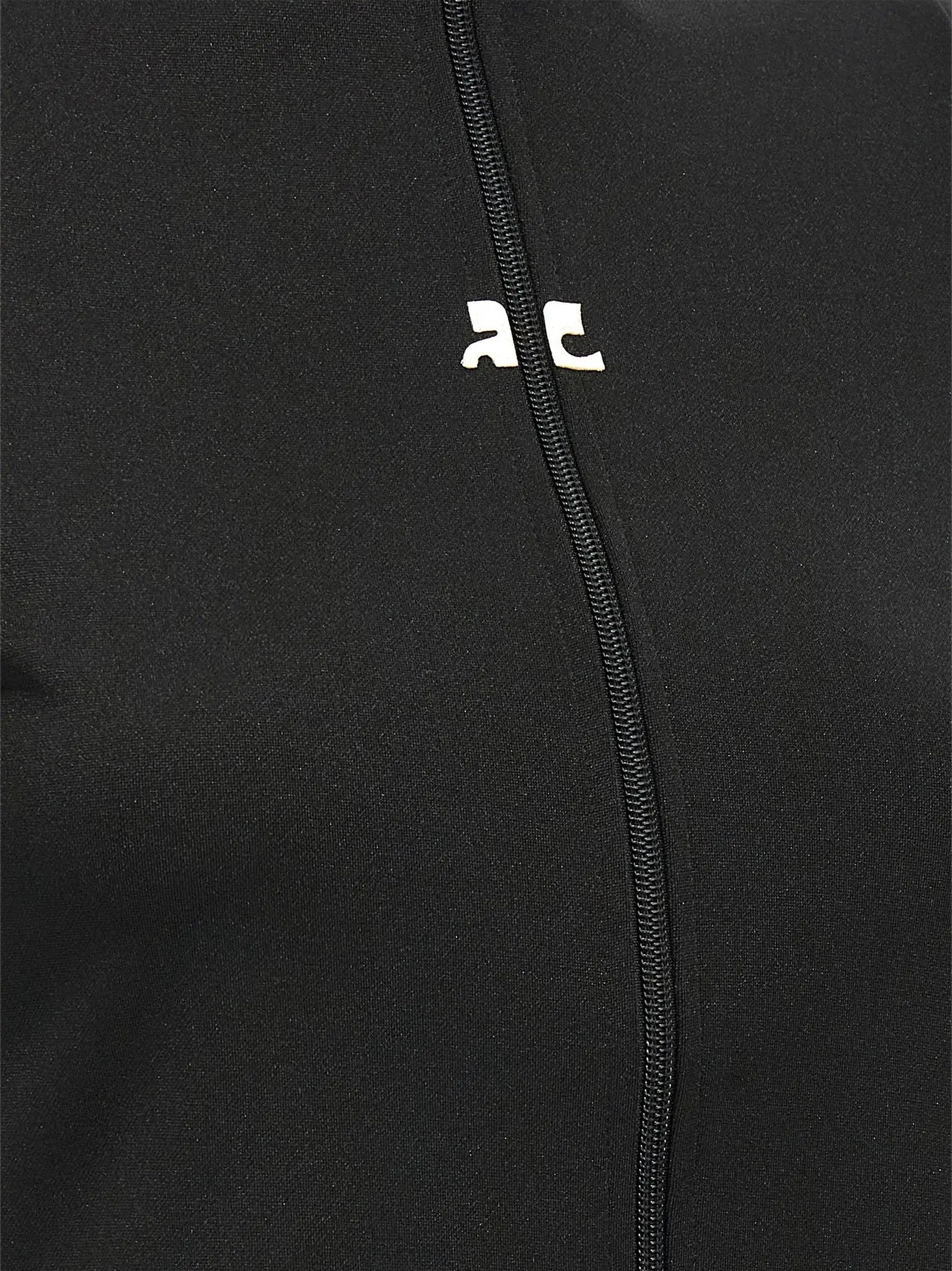 Courrèges Black Polyester Top