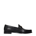 Celine Black Leather Slip-On Loafers