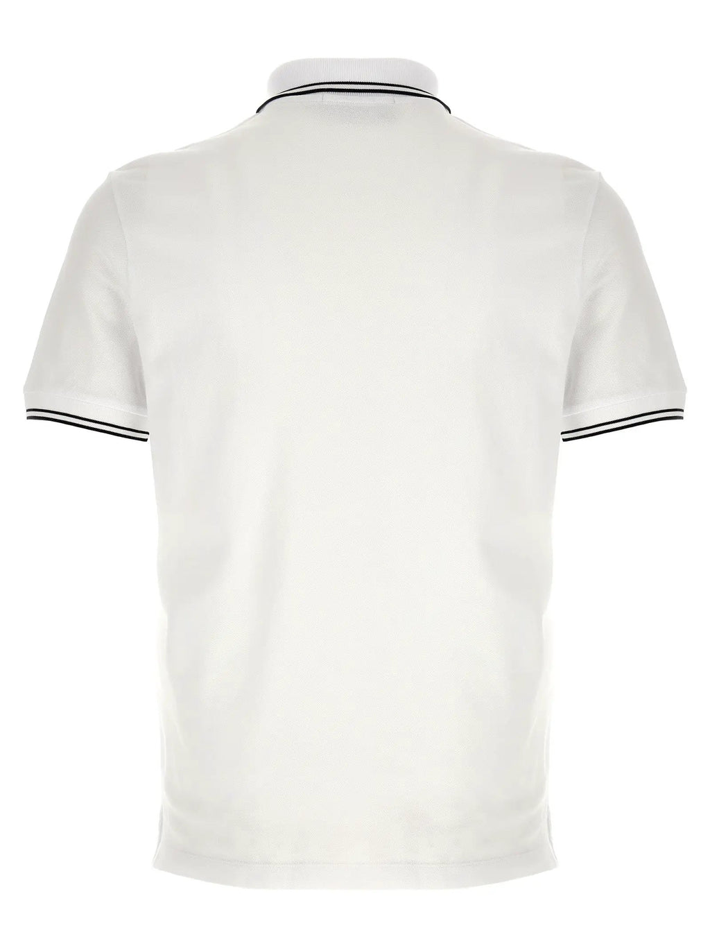 Stone Island White Cotton Polo Shirt
