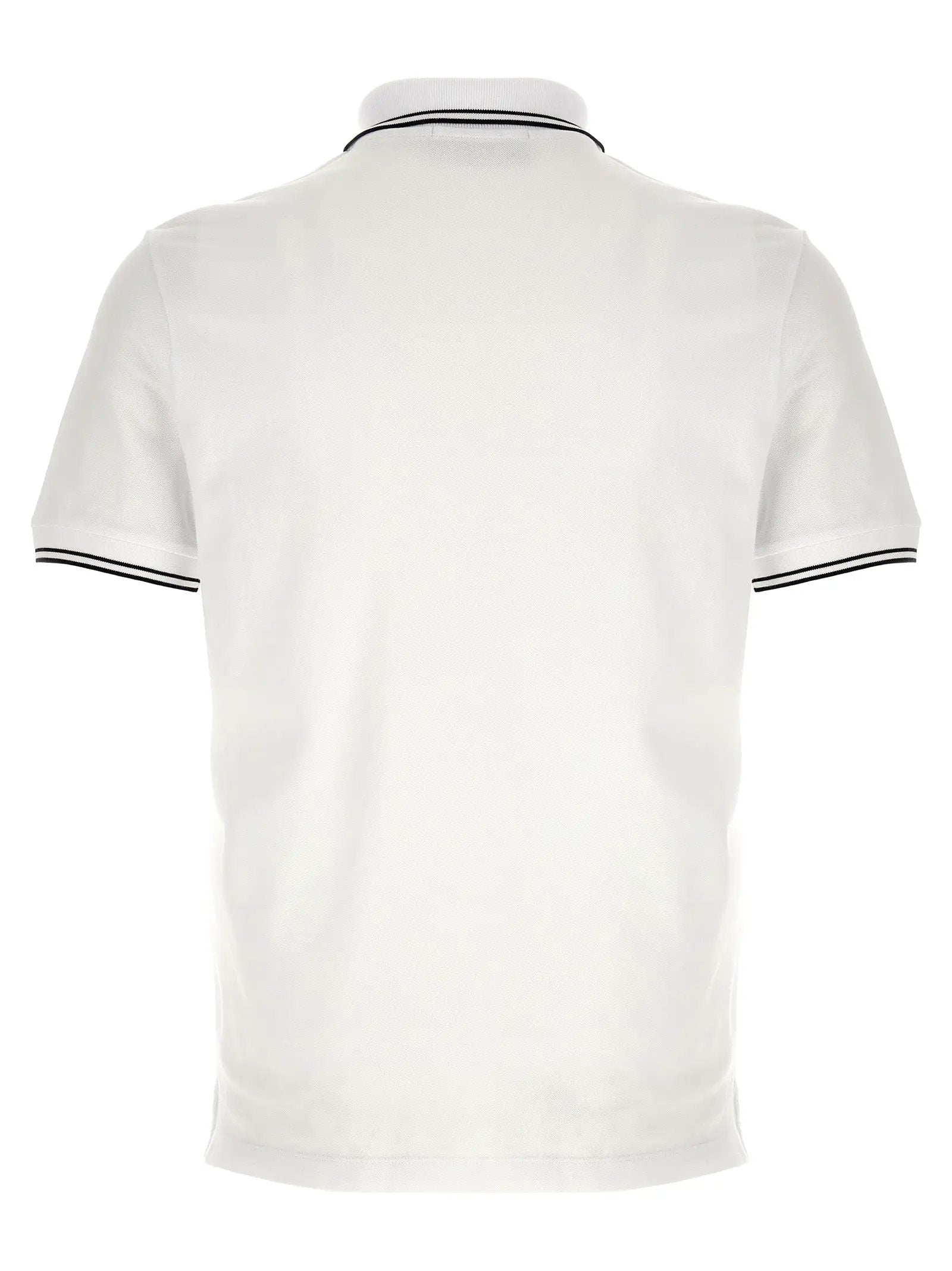 Stone Island White Cotton Polo Shirt