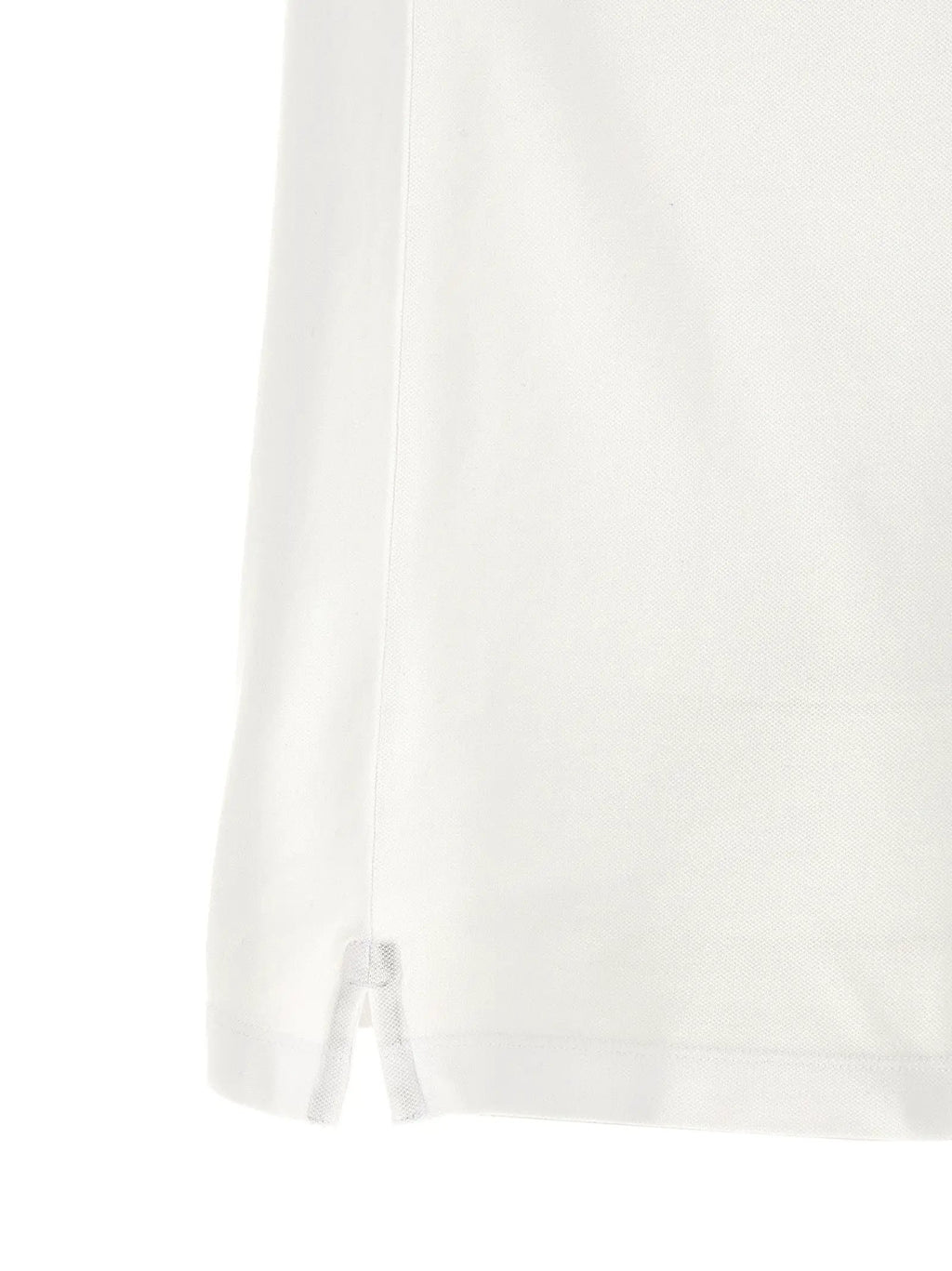 Stone Island White Cotton Polo Shirt