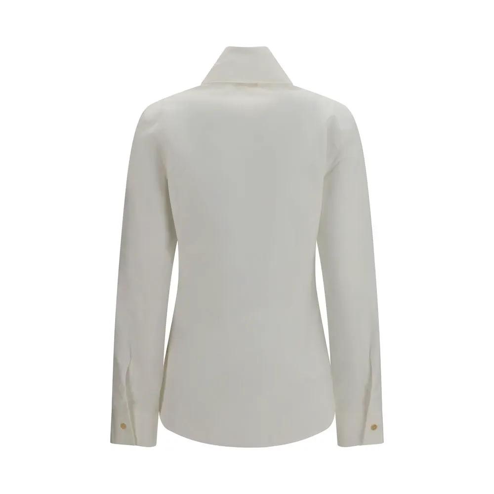 Khaite White Cotton Shirt
