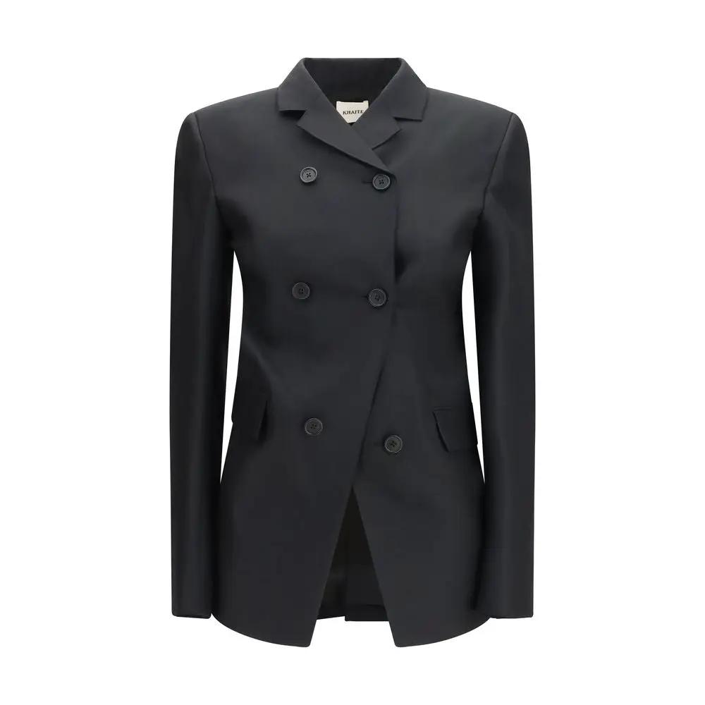 Khaite Black Wool Oves Aries Blazer