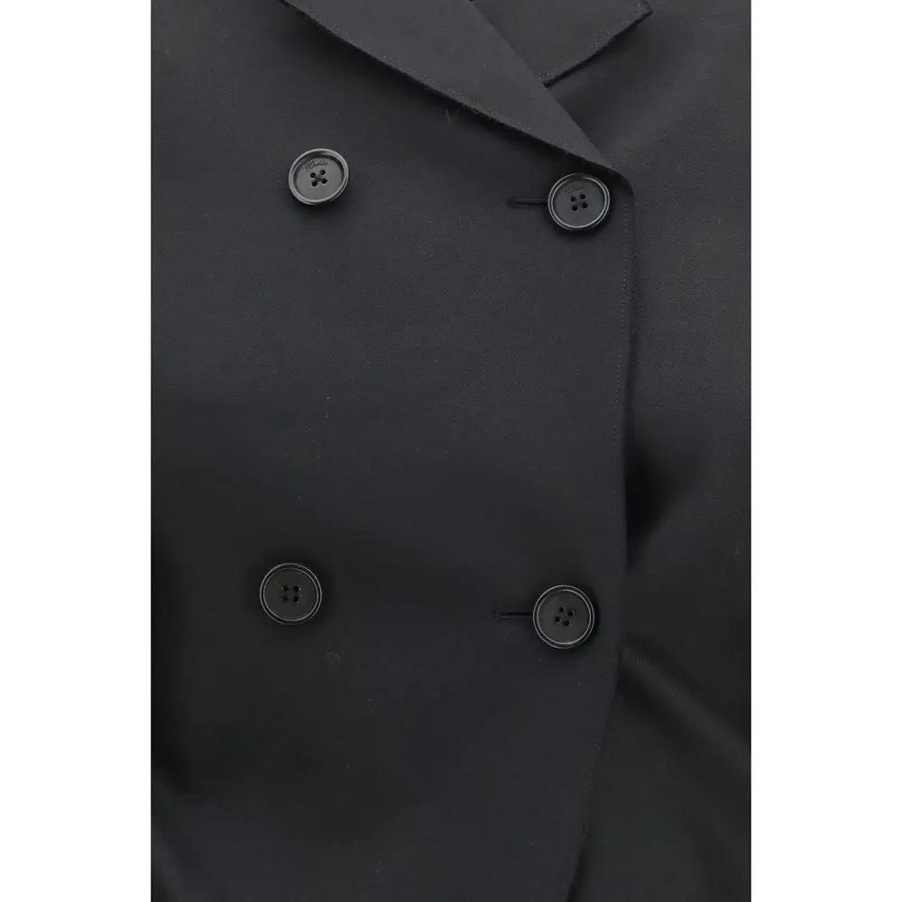 Khaite Black Wool Oves Aries Blazer