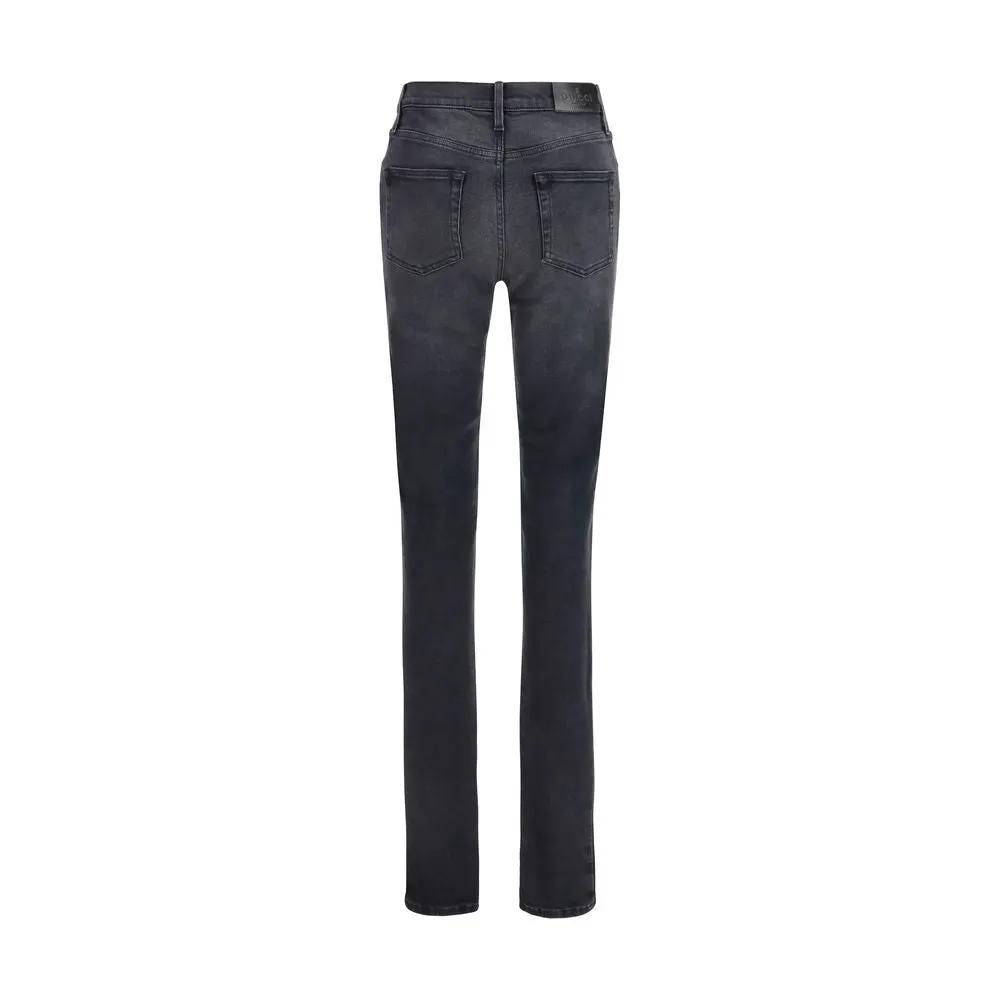 Gucci Black Cotton Skinny Jeans