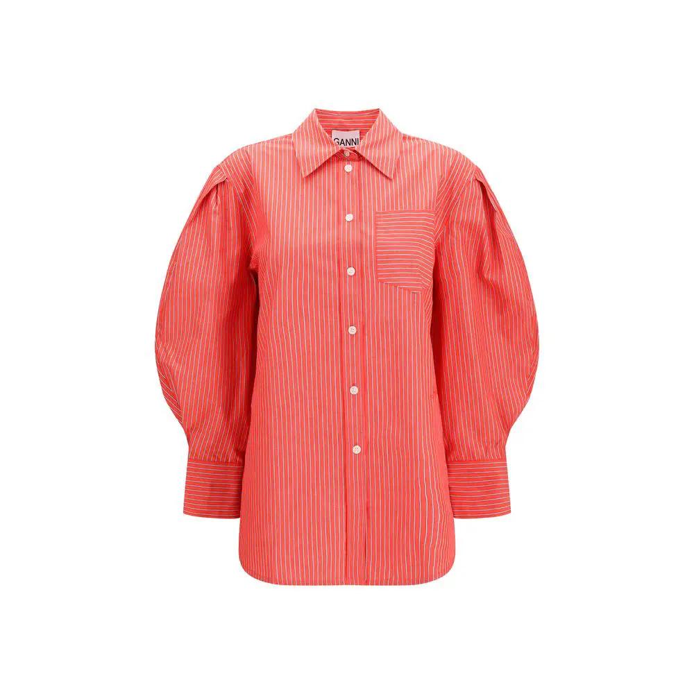 Ganni Multicolor Cotton Blouse
