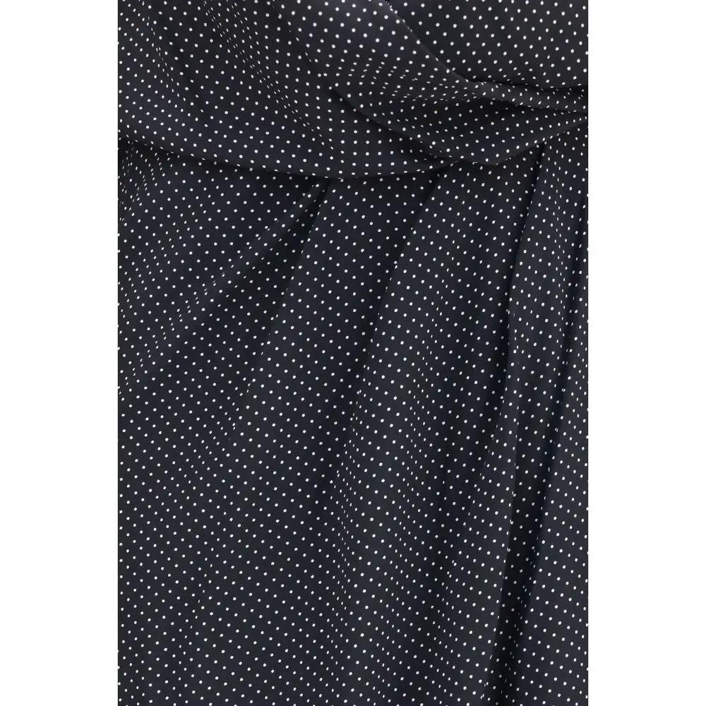 SA SU PHI Black Silk Long Dress