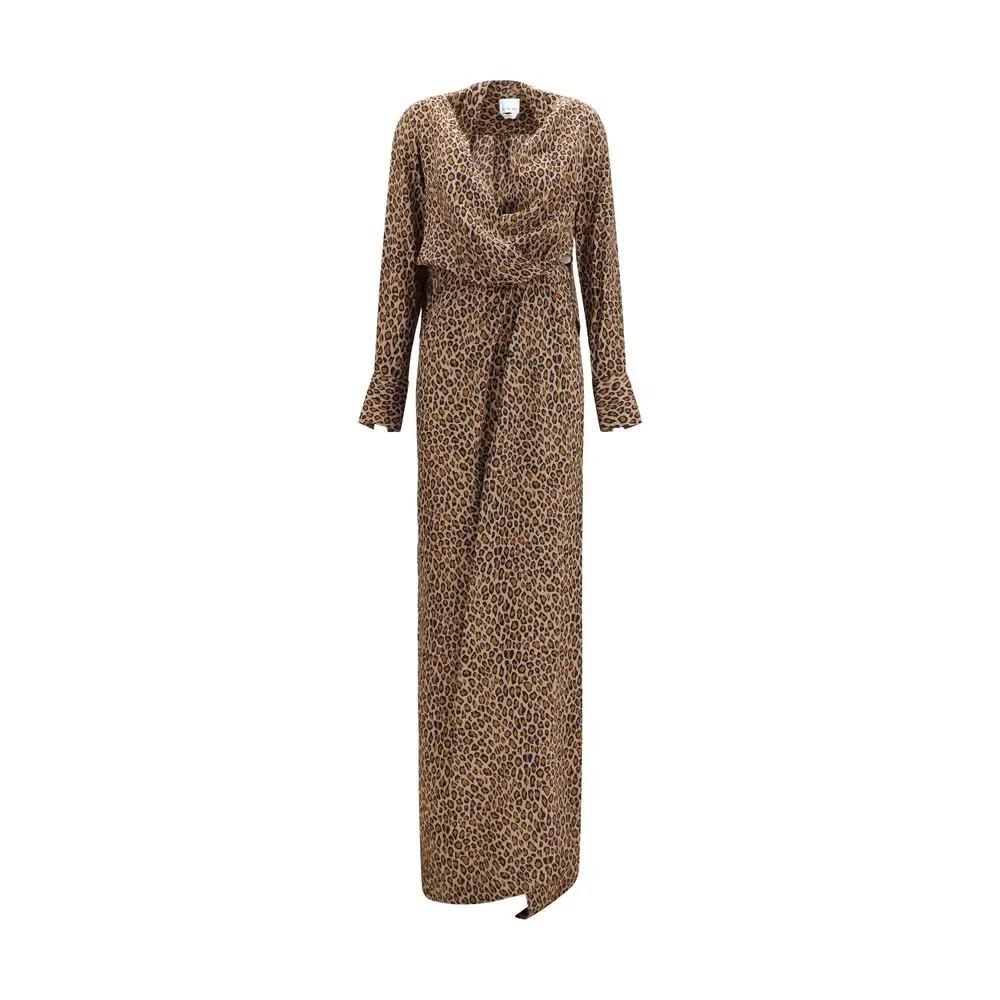 SA SU PHI Beige Silk Long Dress