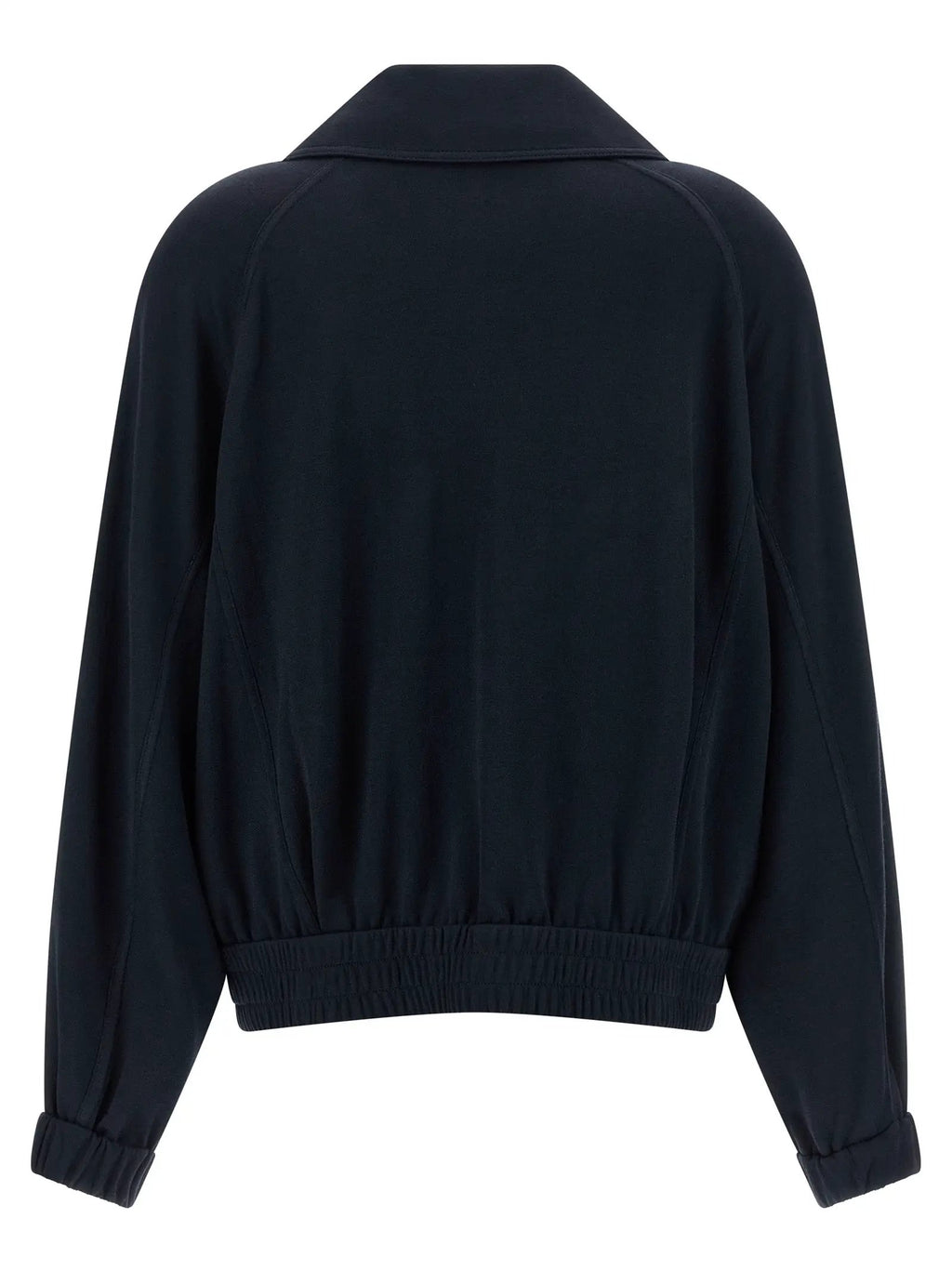 Brunello Cucinelli Bomber en coton bleu