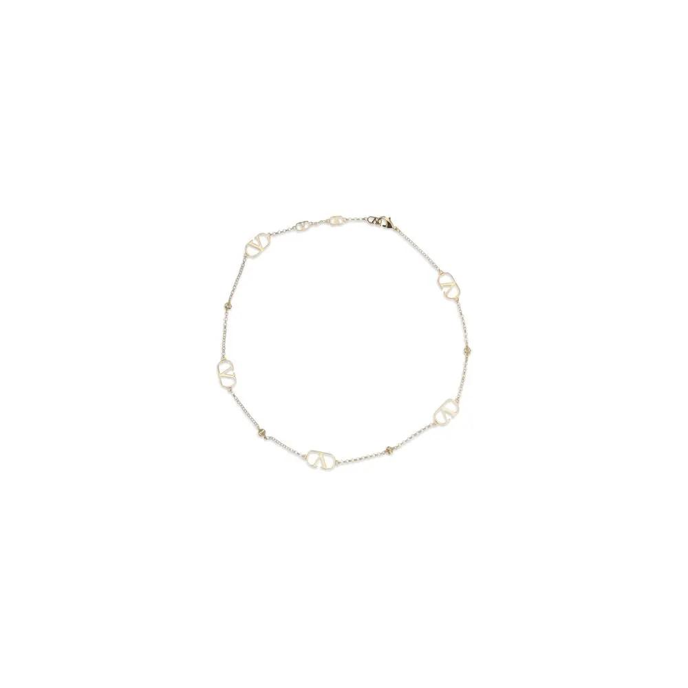 Valentino Garavani Gold Metal Necklace