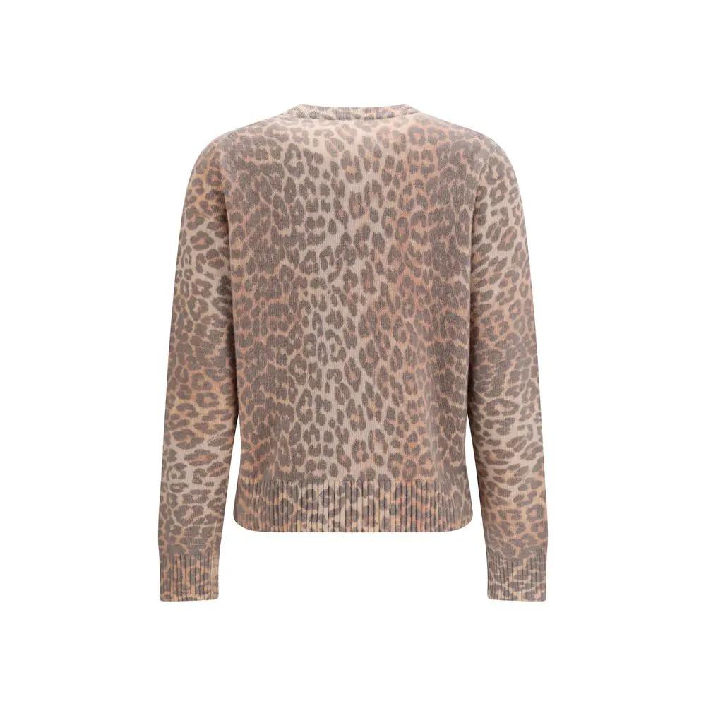 Ganni Beige Wool Oves Aries Sweatshirt