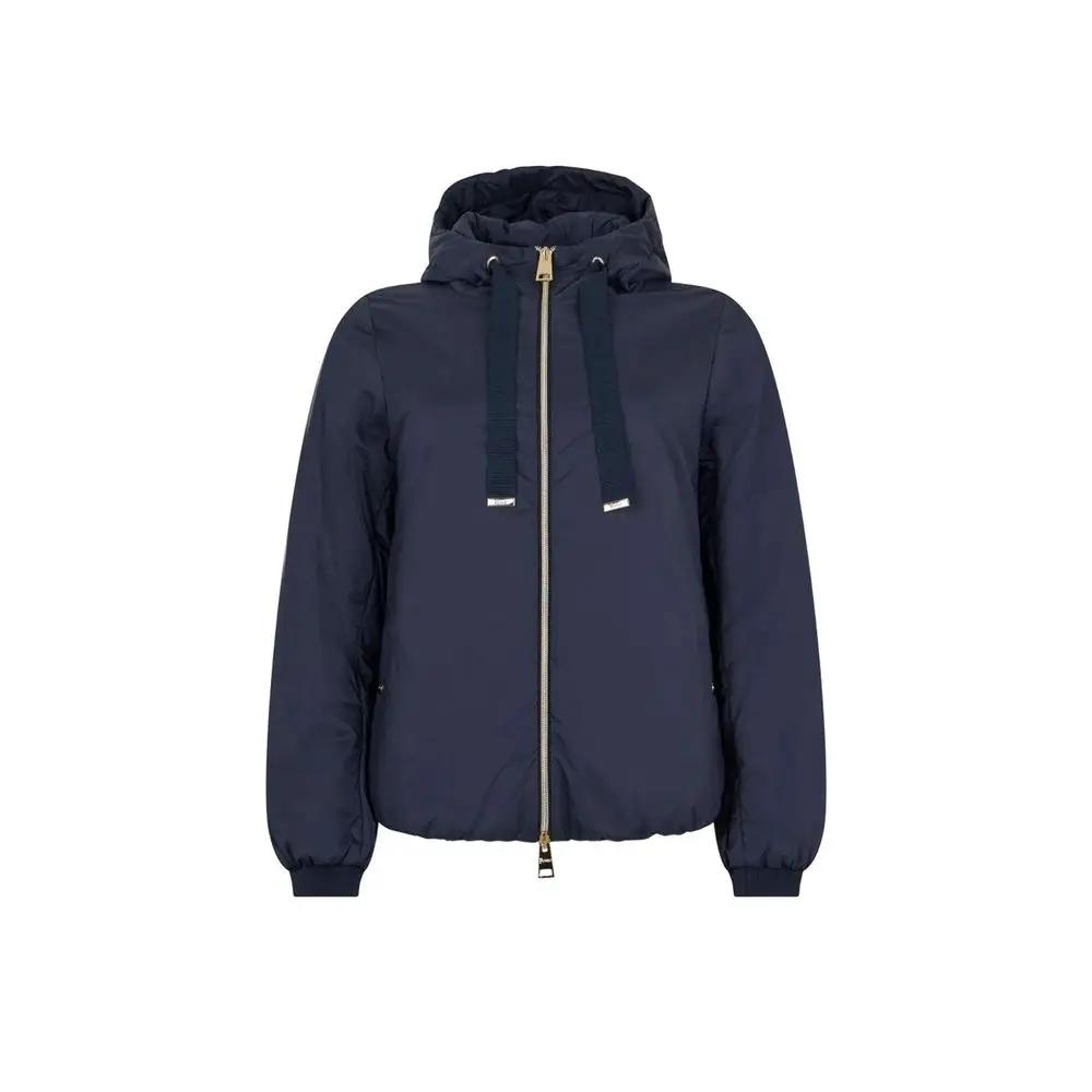 Herno Blue Polyamide Full-Length Jacket