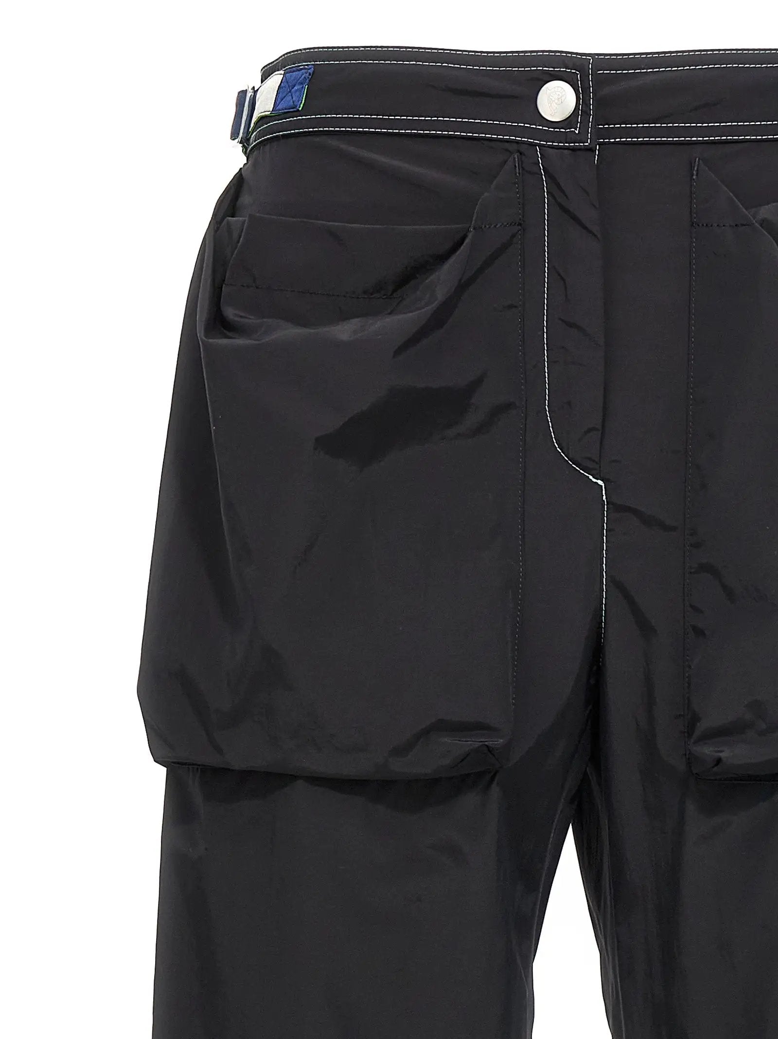Emilio Pucci Black Polyamide Casual Pants