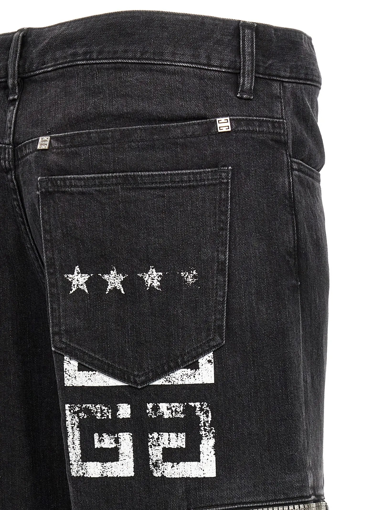 Givenchy Black Cotton Jeans Denim