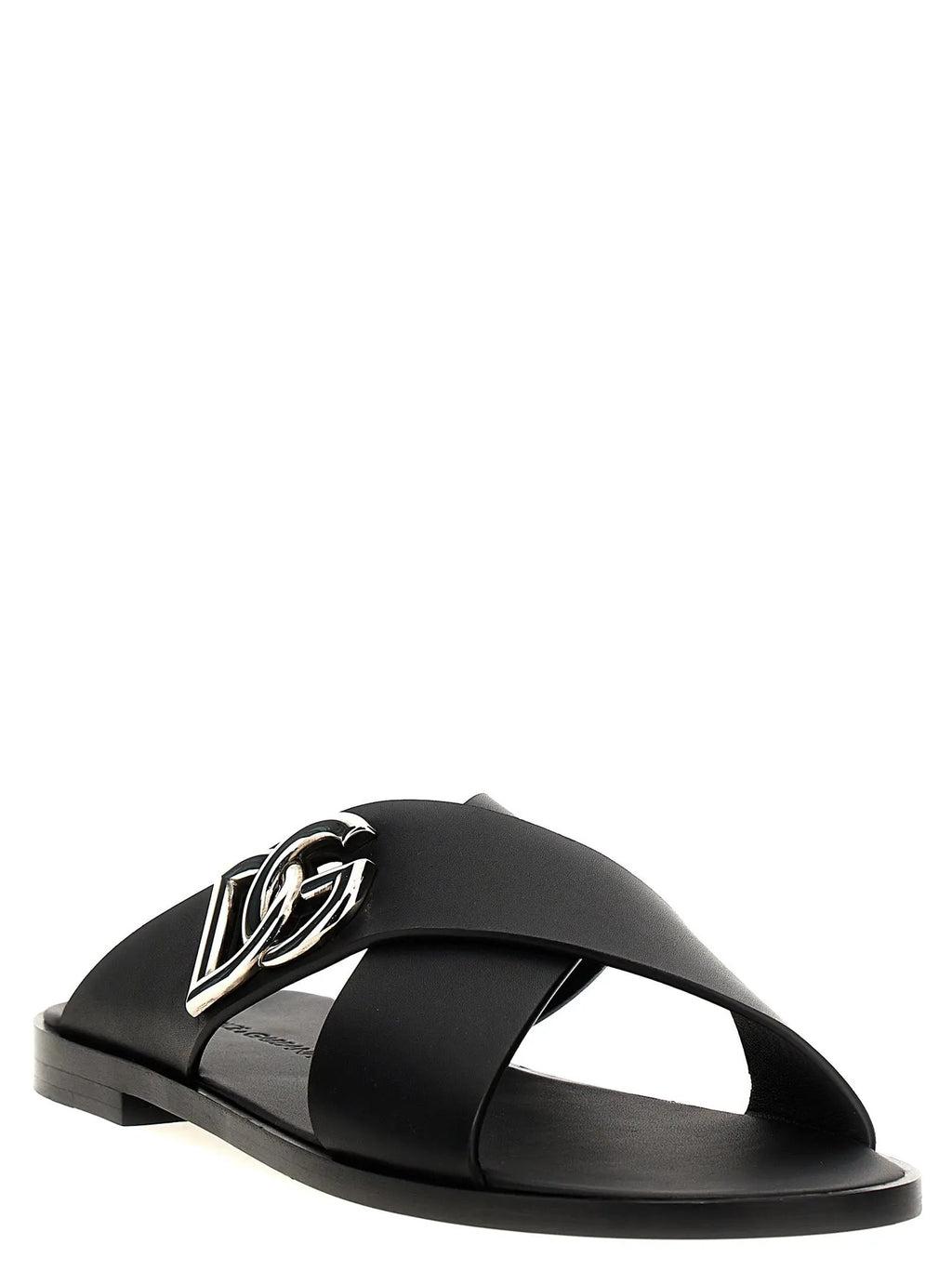 Mules Dolce & Gabbana en veau noir