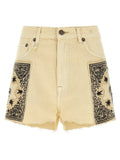 Shorts Bermuda en coton beige R13
