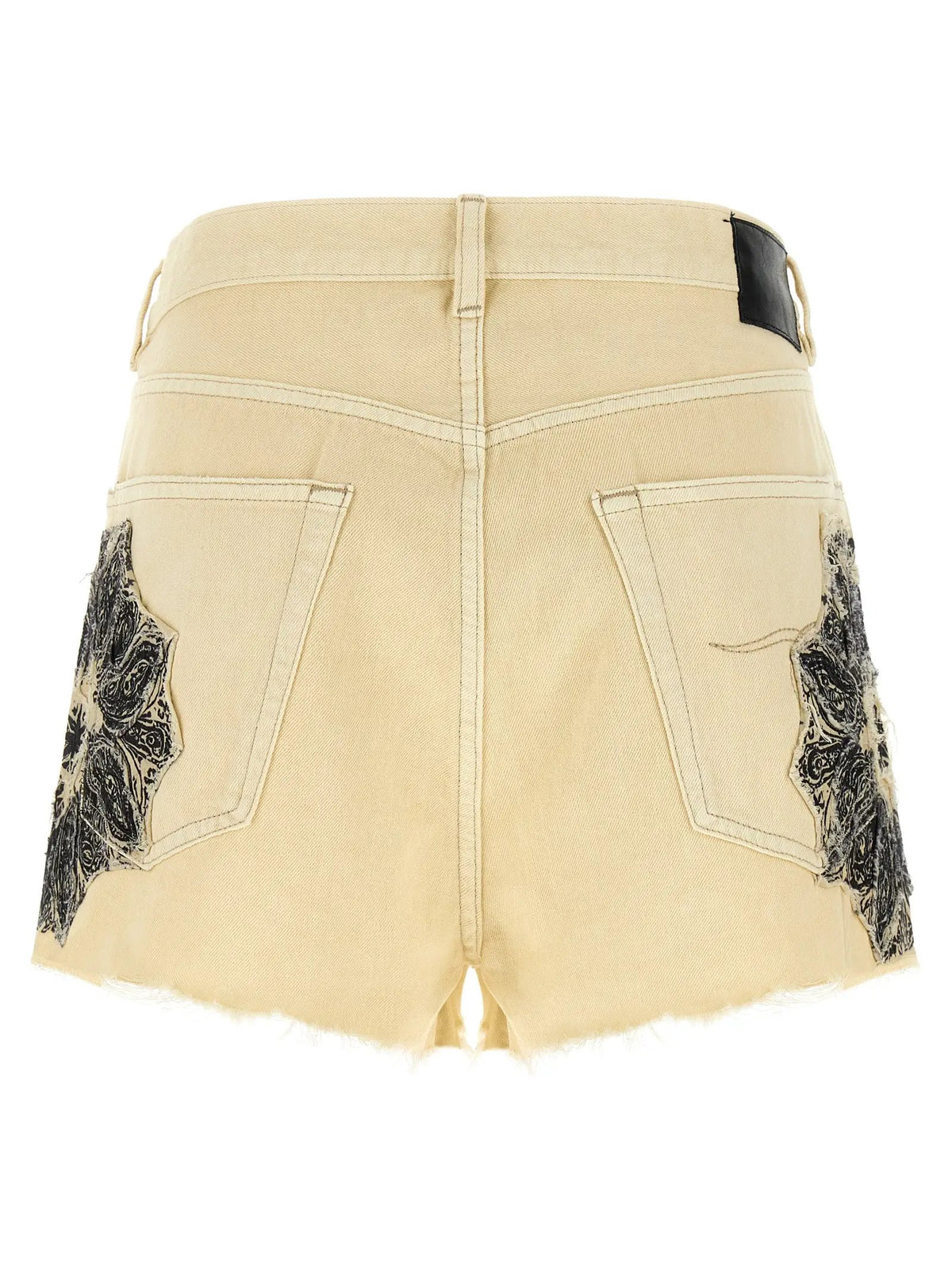 Shorts Bermuda en coton beige R13