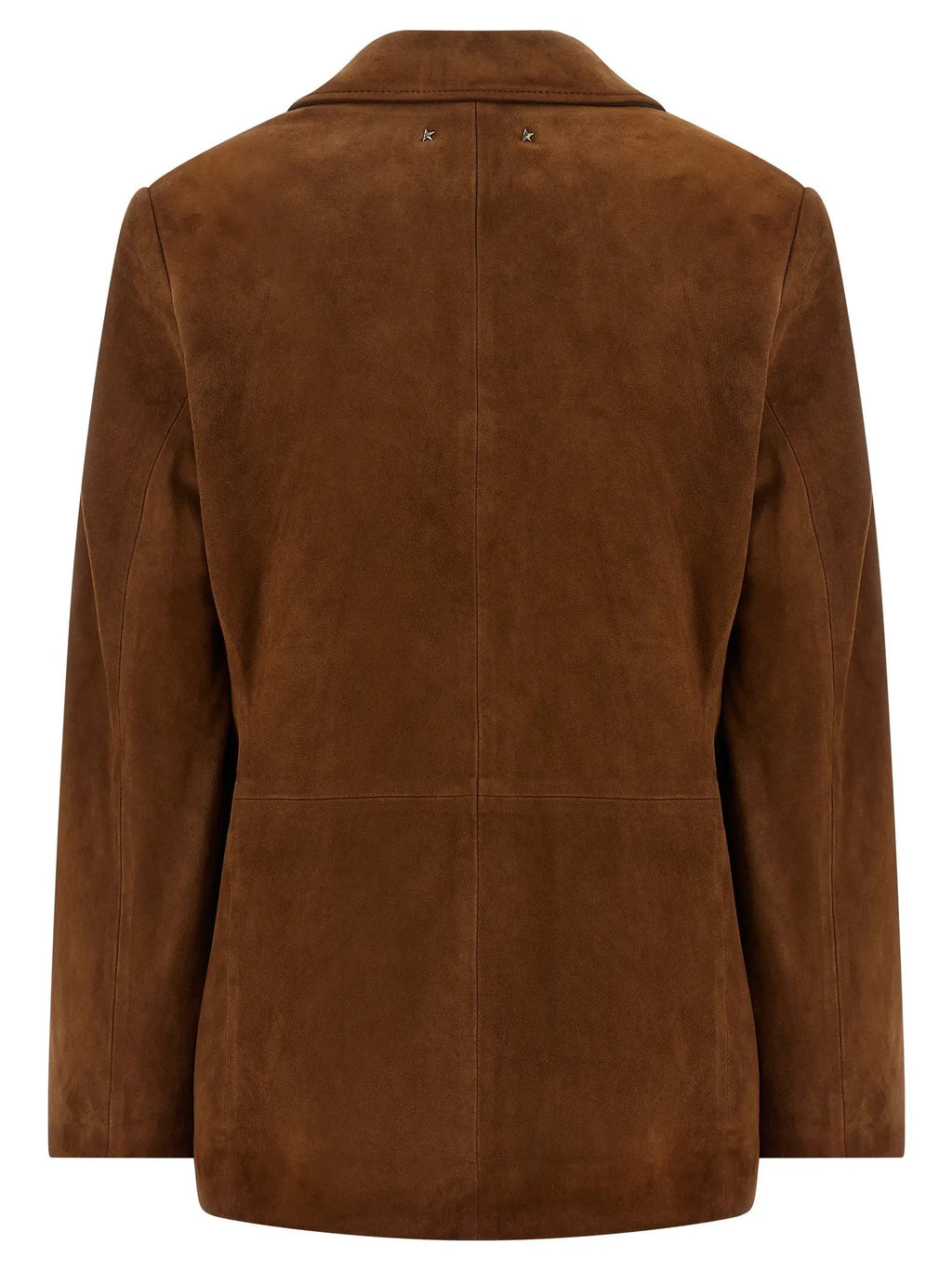 Golden Goose Brown Lamb Leather Leather Jacket