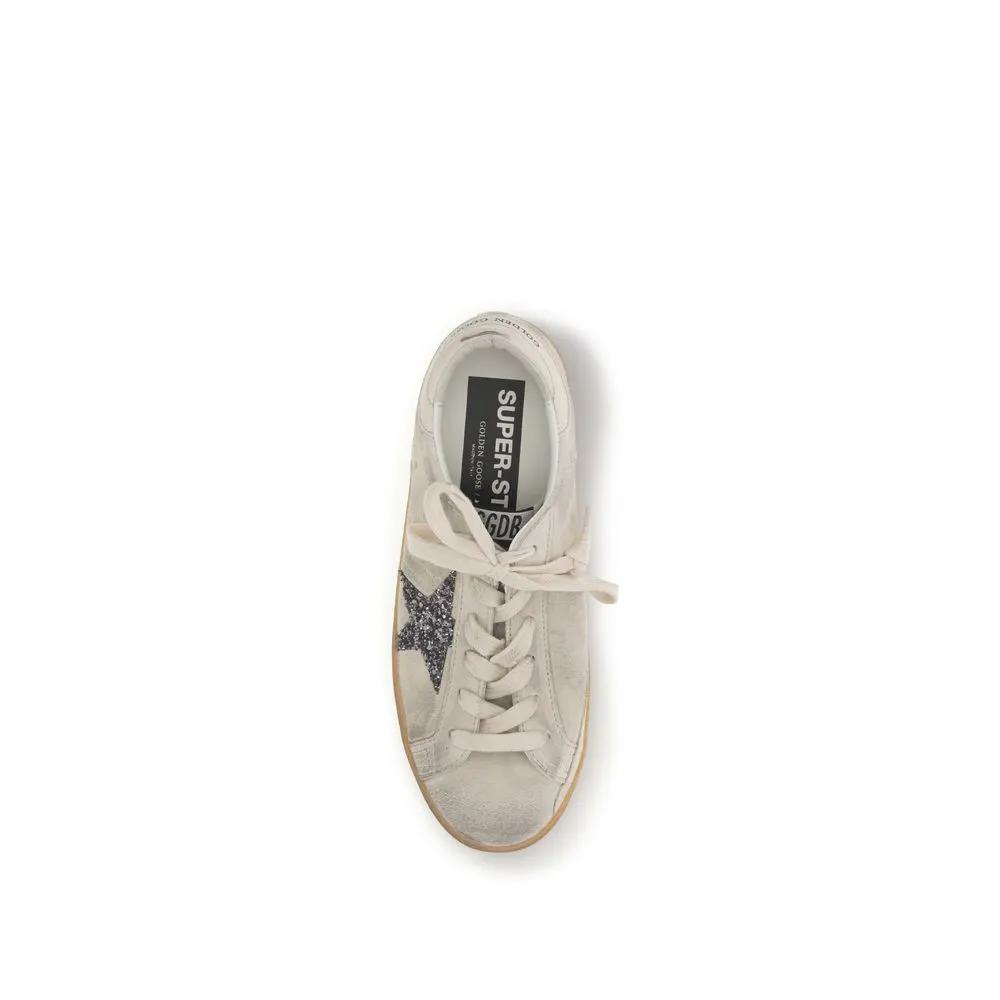 Golden Goose Beige Calf Leather Bos Taurus Sneakers