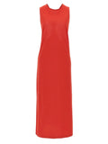 Loulou De Saison Multicolor Cotton Midi Dress