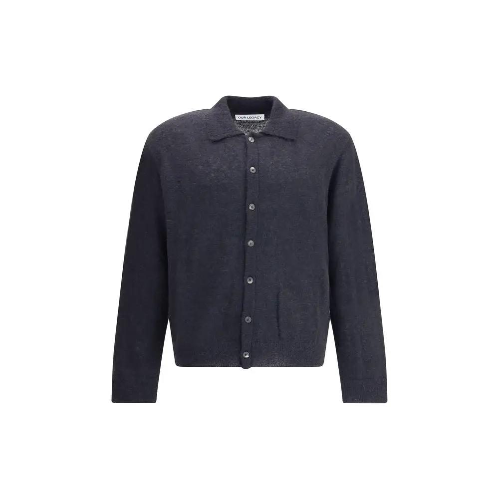 Our Legacy Black Alpaca Vicugna Pacos Cardigan