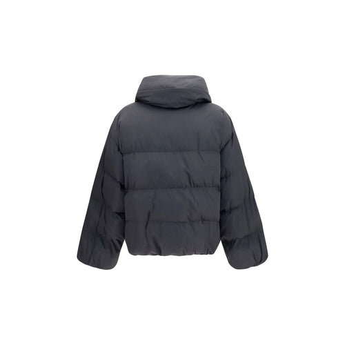 Veste longue Balmain en viscose noire