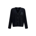 Represent Black Alpaca Vicugna Pacos Cardigan