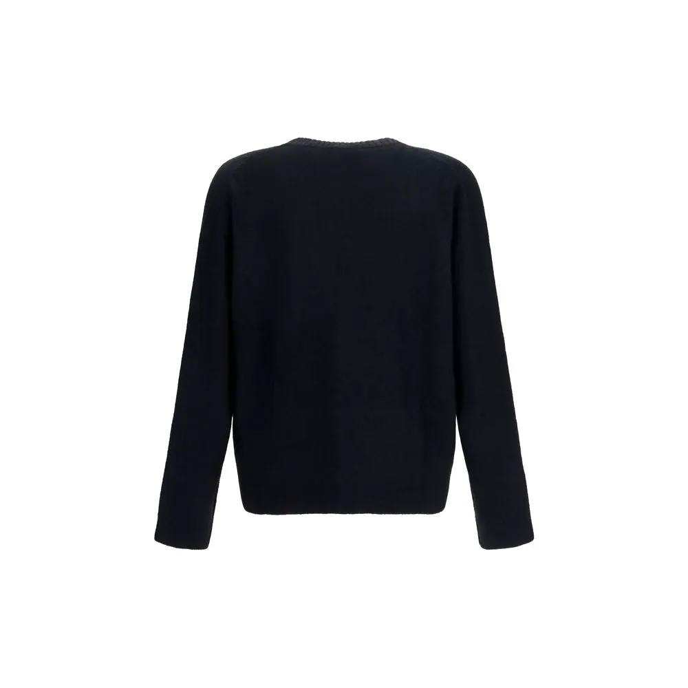 Represent Black Alpaca Vicugna Pacos Cardigan