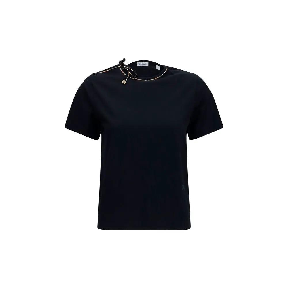 Burberry Black Cotton T-Shirt