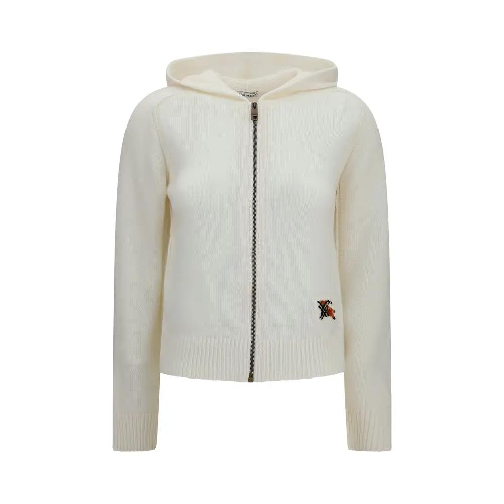 Burberry Beige Wool Oves Aries Hoodie