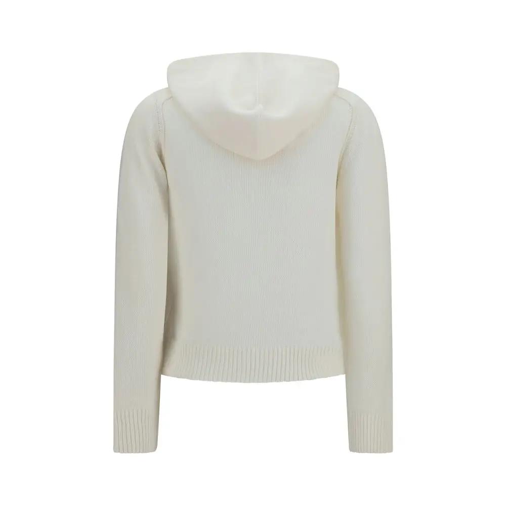 Burberry Beige Wool Oves Aries Hoodie